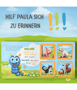 Paula Schusselfussel  - Eine vergessliche Raupe auf Entdeckungsreise
